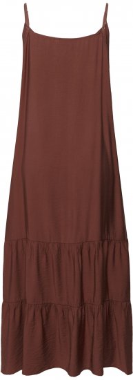 Kaffe Curve Emilia Dress Henna Brown - Sukienki maxi - 