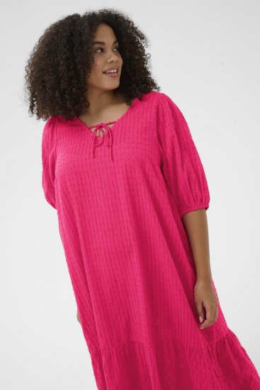 Kaffe Curve Thea Dress Beetroot Purple - Sukienki - 