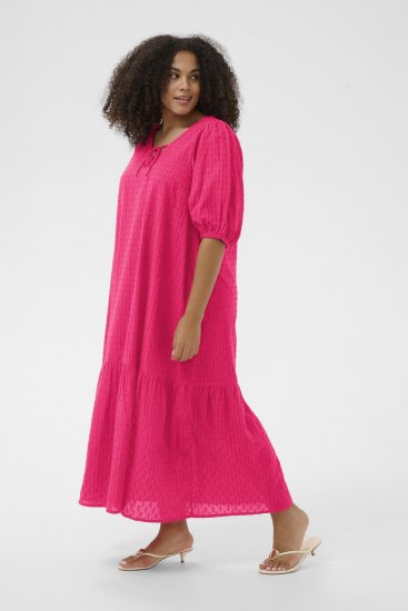 Kaffe Curve Thea Dress Beetroot Purple - Sukienki - 