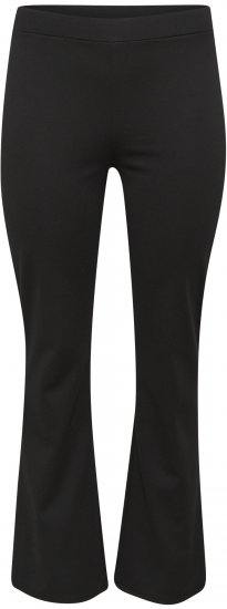 Kaffe Curve Jenna Rozszerzane legginsy Głęboka czerń - Jeansy & Spodnie w Dużych Rozmiarach – Plus Size - 