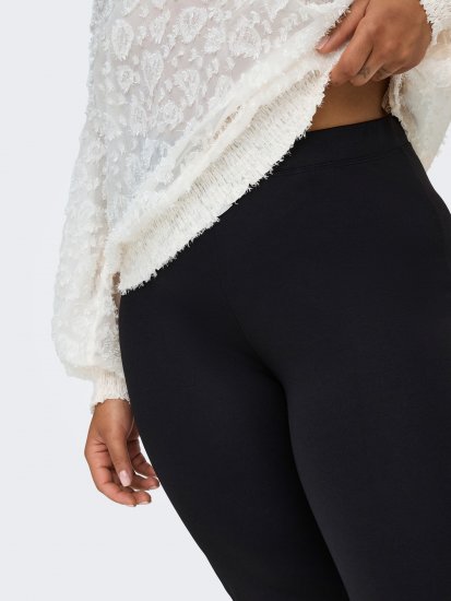 Only Carmakoma Pever Flared Pants Black - Spodnie - 