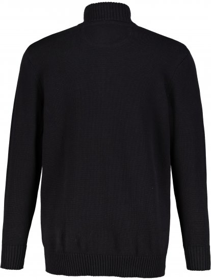 JP1880 Sweater Knitter with Zipper Black - Bluzy & bluzy z kapturem - Bluzy & Bluzy z kapturem 2XL-12XL