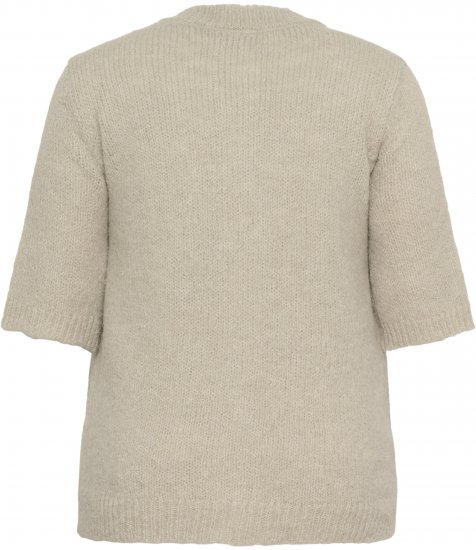 Kaffe Curve Emilia Cardigan Feather Grey Melange - Kardigany - 
