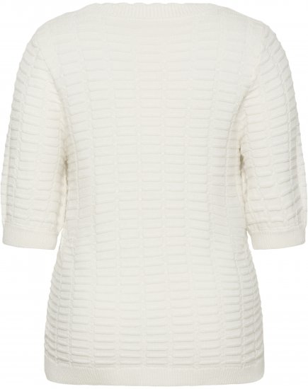 Kaffe Curve Lotia Pullover Chalk - Swetry dzianinowe - 