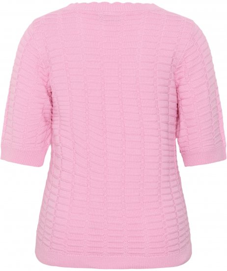 Kaffe Curve Lotia Pullover Pink Frosting - Swetry dzianinowe - 