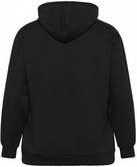 Kaffe Curve Annita Sweatshirt Black - Bluzy z kapturem - 