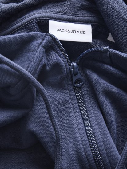 Jack & Jones College Logo Hoodie Navy - Bluzy & bluzy z kapturem - Bluzy & Bluzy z kapturem 2XL-12XL