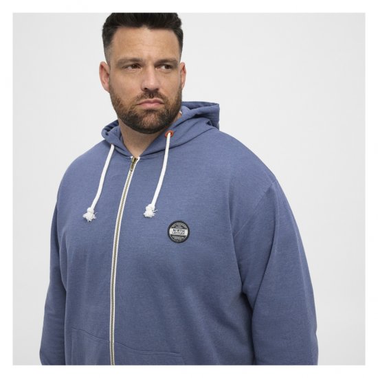 North Latitude Cardigan Hoodie Blue - Bluzy & bluzy z kapturem - Bluzy & Bluzy z kapturem 2XL-12XL