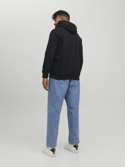 Jack & Jones Hunt Hoodie Black - Bluzy & bluzy z kapturem - Bluzy & Bluzy z kapturem 2XL-12XL