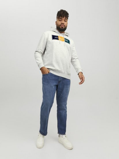 Jack & Jones Codyy Hoodie White - Bluzy & bluzy z kapturem - Bluzy & Bluzy z kapturem 2XL-12XL