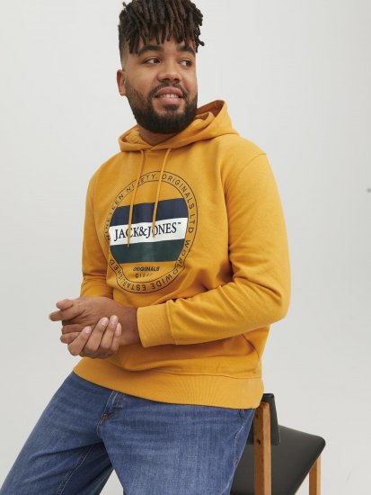Jack & Jones Codyy Hoodie Yellow - Bluzy & bluzy z kapturem - Bluzy & Bluzy z kapturem 2XL-12XL