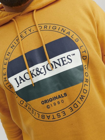 Jack & Jones Codyy Hoodie Yellow - Bluzy & bluzy z kapturem - Bluzy & Bluzy z kapturem 2XL-12XL