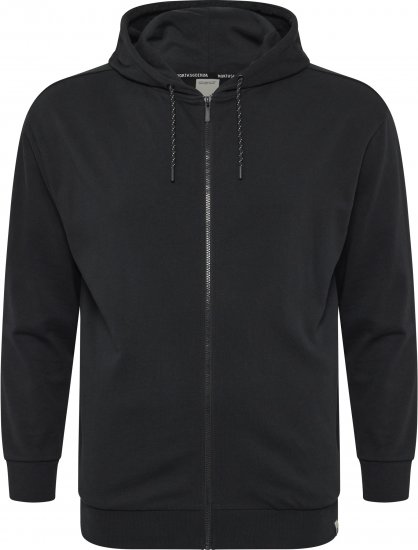 North Latitude Denim Hooded Full-Zip Sweatshirt Black TALL - TALL bluzy - 