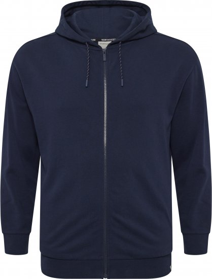 North Latitude Denim Hooded Full-Zip Sweatshirt Navy TALL - TALL bluzy - 