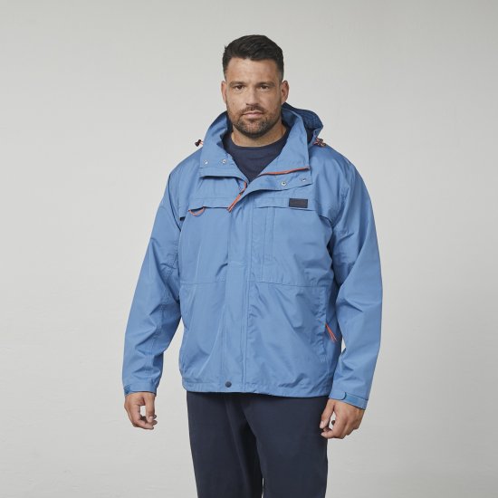 North Latitude 61104 Kurtka z detalami WP3000 Jasnoniebieska - Kurtki Męskie Duże Rozmiary - Kurtki Duże rozmiary 2XL-8XL