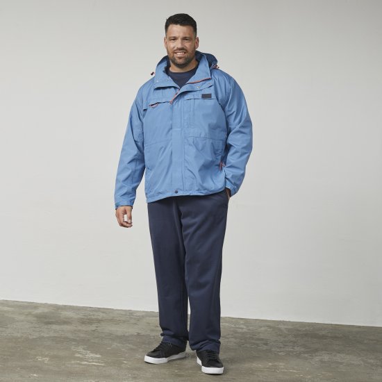 North Latitude 61104 Kurtka z detalami WP3000 Jasnoniebieska - Kurtki Męskie Duże Rozmiary - Kurtki Duże rozmiary 2XL-8XL