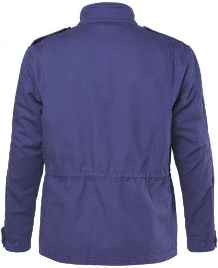 JP1880 Field Jacket with Badges Vintage Look Light Azure Blue - Kurtki Męskie Duże Rozmiary - Kurtki Duże rozmiary 2XL-8XL