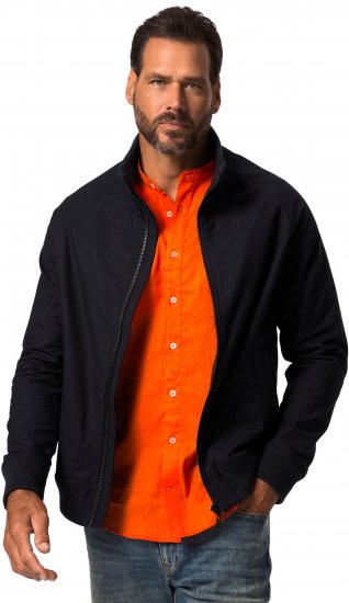 JP1880 Blouson Jacket FLEXNAMIC with Stand-up Collar Navy - Kurtki Męskie Duże Rozmiary - Kurtki Duże rozmiary 2XL-8XL
