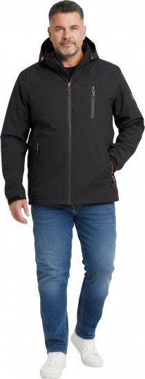 Dobsom Minnesota Kurtka Wiatroszczelna i Wodoodporna Czarna - Odzież sportowa - Odzież sportowa 2XL-10XL
