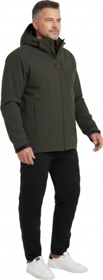 Dobsom Minnesota Kurtka Wiatroszczelna i Wodoodporna Ciemnobrązowa - Odzież sportowa - Odzież sportowa 2XL-10XL