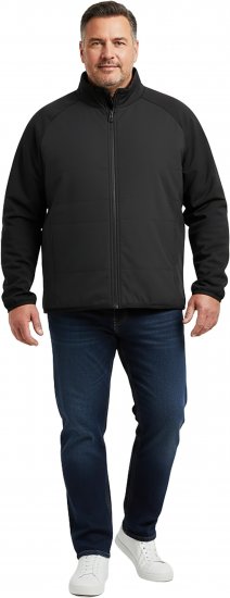 Dobsom Hybrid Kurtka Czarna - Odzież sportowa - Odzież sportowa 2XL-10XL