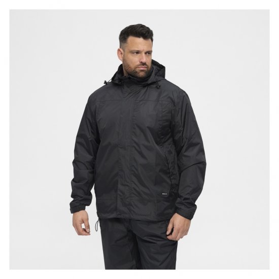 North Latitude Rain Jacket Black - Odzież sportowa - Odzież sportowa 2XL-10XL