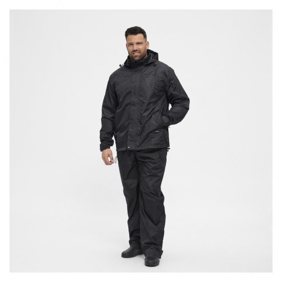 North Latitude Rain Jacket Black - Odzież sportowa - Odzież sportowa 2XL-10XL