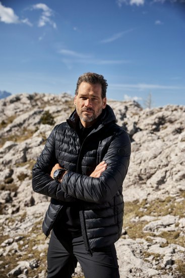 Jay-Pi Jacket Lightly Quilted Warm Black - Kurtki Męskie Duże Rozmiary - Kurtki Duże rozmiary 2XL-8XL