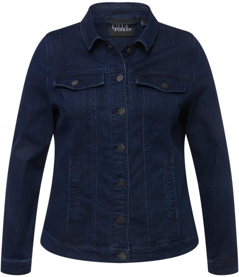 Ulla Popken Denim Jacket Blue Denim - Kurtki - 
