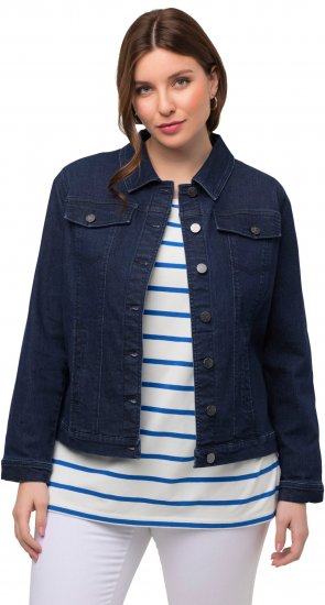 Ulla Popken Denim Jacket Blue Denim - Kurtki - 