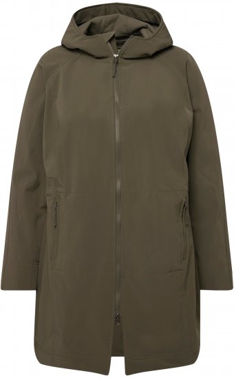 Ulla Popken Triple Function Softshell Jacket Loden Green - Kurtki - 