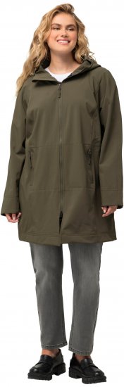 Ulla Popken Triple Function Softshell Jacket Loden Green - Kurtki - 