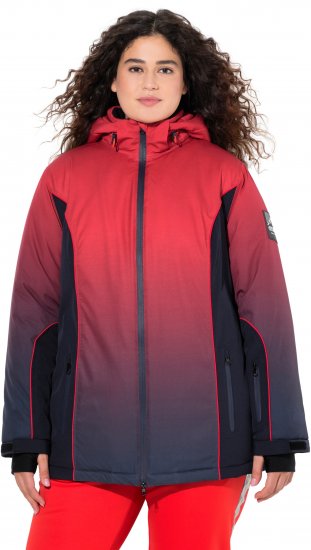 Ulla Popken Gradient Triple-Function Performance Ski Jacket Navy - Kurtki - 