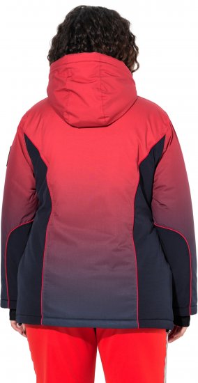 Ulla Popken Gradient Triple-Function Performance Ski Jacket Navy - Kurtki - 