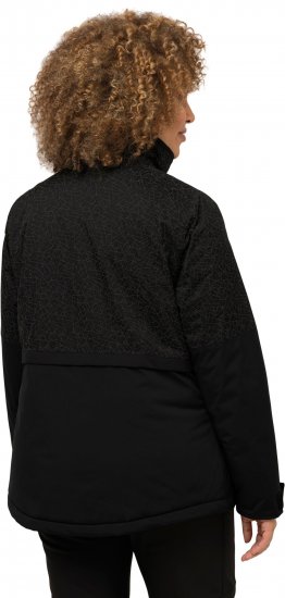Ulla Popken HYPRAR Waterproof Running Jacket Black - Kurtki - 