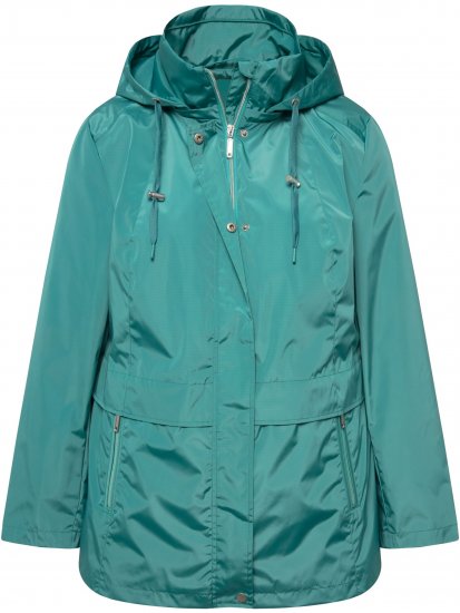 Ulla Popken HYPRAR Water-Repellent Windbreaker Soft Turquoise - Kurtki - 