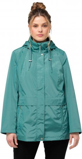 Ulla Popken HYPRAR Water-Repellent Windbreaker Soft Turquoise - Kurtki - 