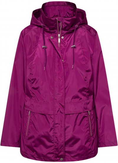 Ulla Popken HYPRAR Water-Repellent Windbreaker Berry - Kurtki - 