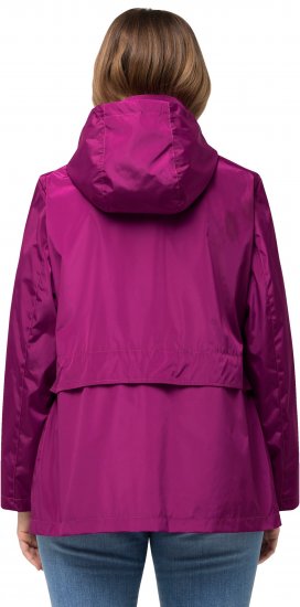 Ulla Popken HYPRAR Water-Repellent Windbreaker Berry - Kurtki - 