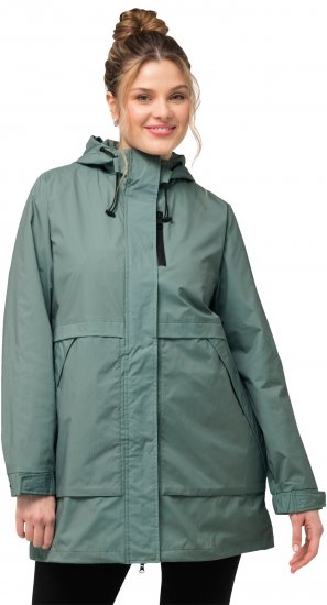 Ulla Popken HYPRAR Transition Jacket Mint Green - Kurtki - 