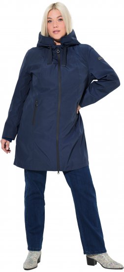 Ulla Popken HYPRAR Waterproof Jacket Navy - Kurtki - 