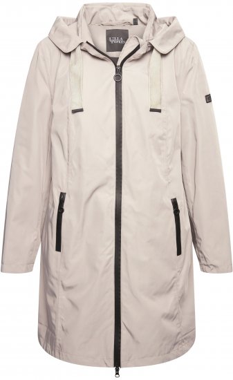 Ulla Popken HYPRAR Waterproof Jacket Medium Grey - Kurtki - 