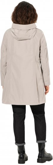 Ulla Popken HYPRAR Waterproof Jacket Medium Grey - Kurtki - 