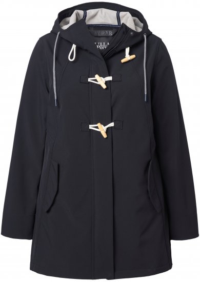 Ulla Popken HYPRAR Water-Repellent Softshell Jacket Black - Kurtki - 
