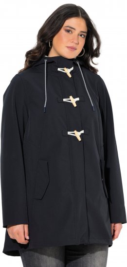 Ulla Popken HYPRAR Water-Repellent Softshell Jacket Black - Kurtki - 