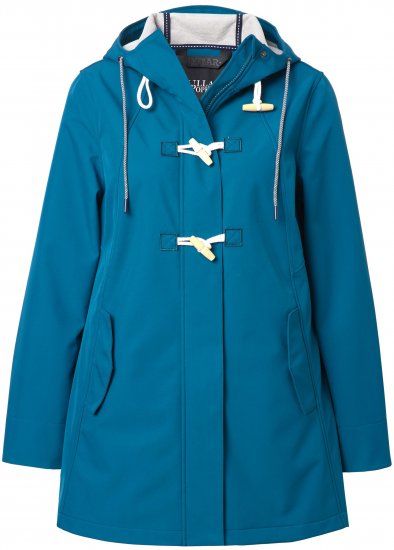 Ulla Popken HYPRAR Water-Repellent Softshell Jacket Teal - Kurtki - 