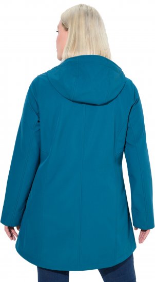 Ulla Popken HYPRAR Water-Repellent Softshell Jacket Teal - Kurtki - 