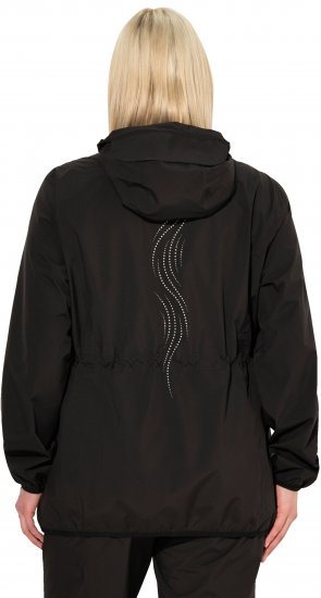 Ulla Popken Lightweight Rain Jacket Black - Kurtki - 