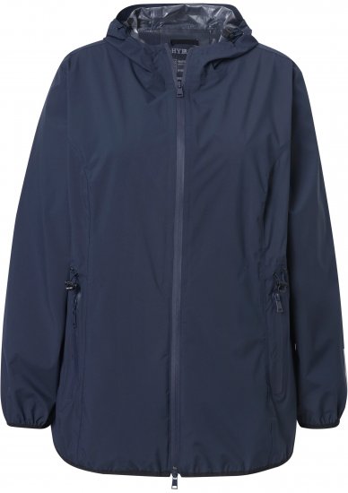Ulla Popken Lightweight Rain Jacket Navy - Kurtki - 