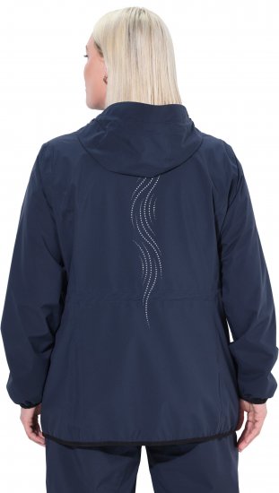 Ulla Popken Lightweight Rain Jacket Navy - Kurtki - 